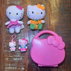 Hello Kitty Sanrio Lot Of 5 McDonald’s Case Pusheen Keychain Plush 2002 -2021